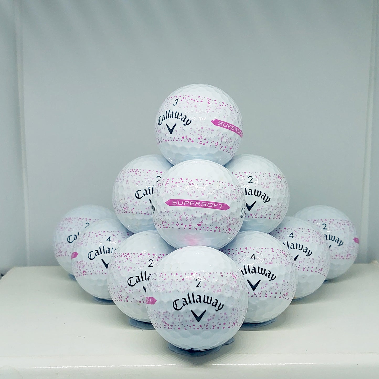 Callaway Supersoft Pink Splash 12 A Grade Balls Grade