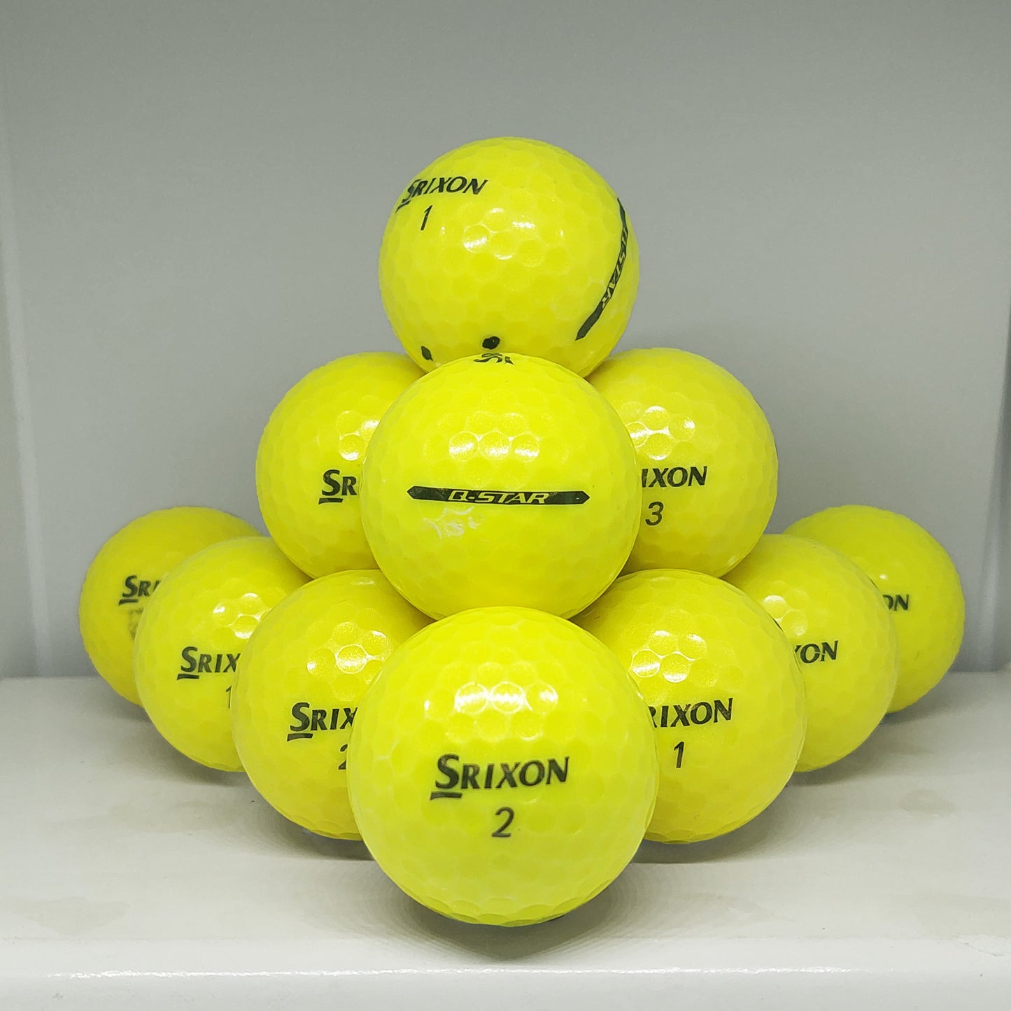 Srixon Q-Star Tour Fluro 12 A Grade Balls Grade