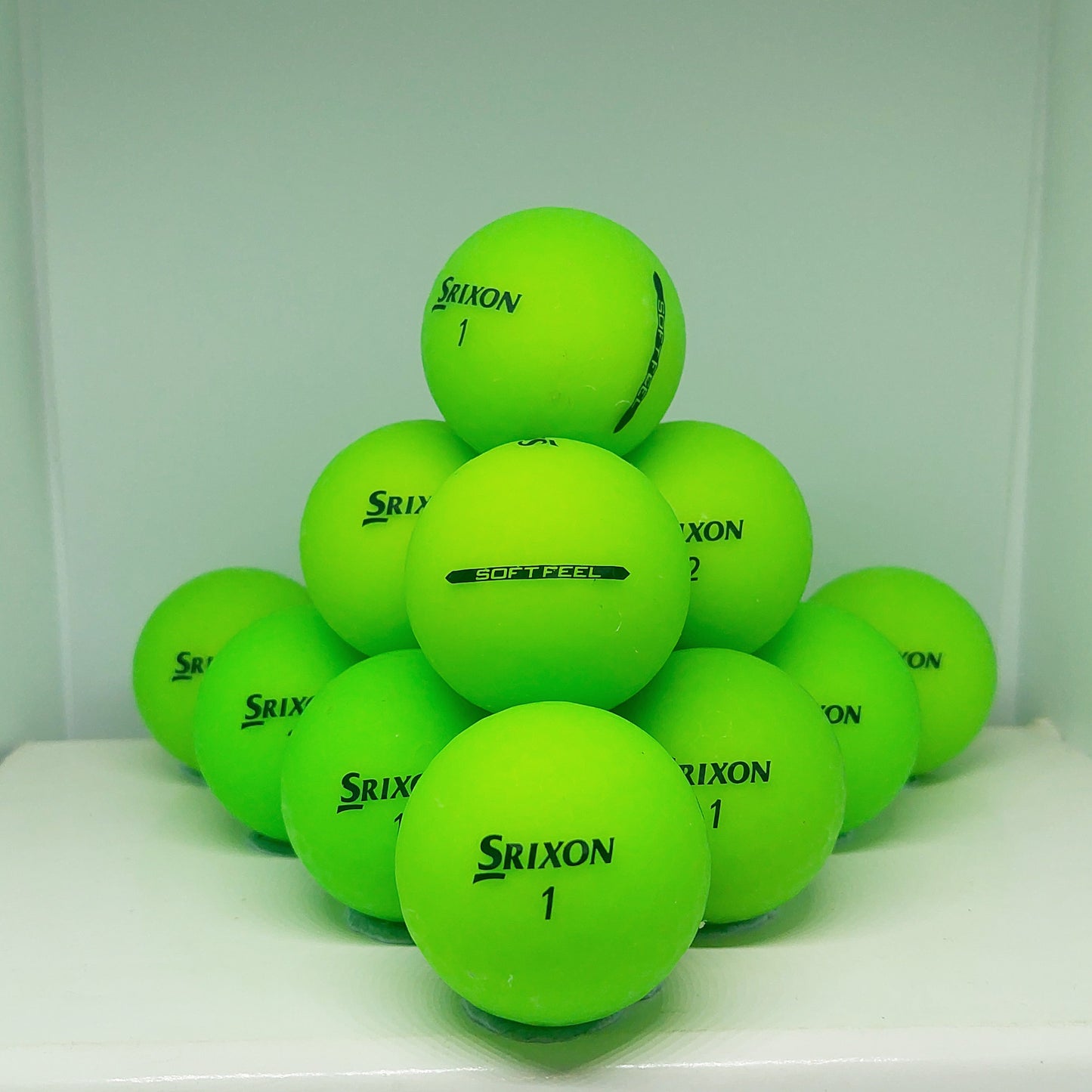 Srixon Softfeel Green Matte 12 A Grade Balls Grade