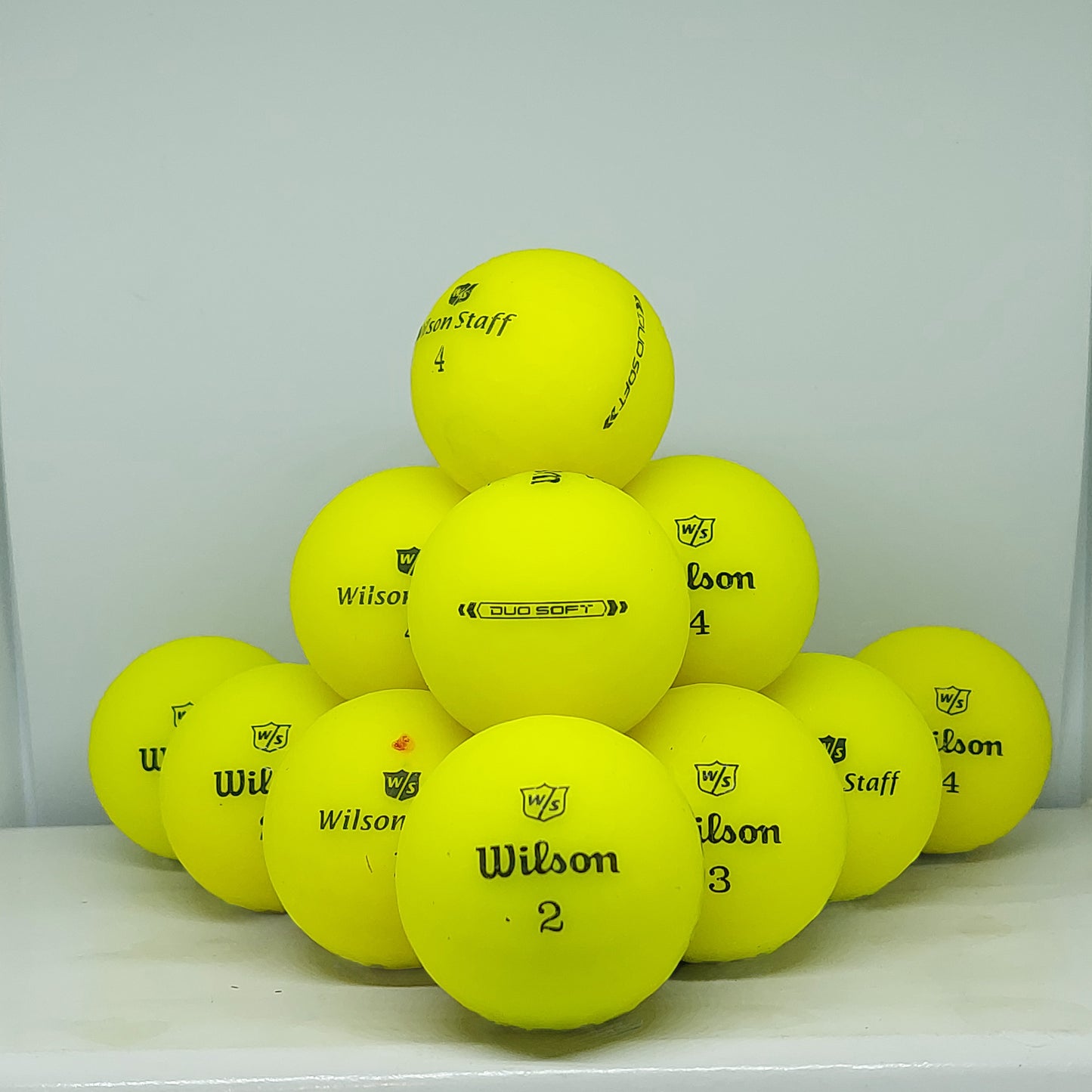 Wilson Duo Soft Yellow Matte 12 A Grade Balls Grade