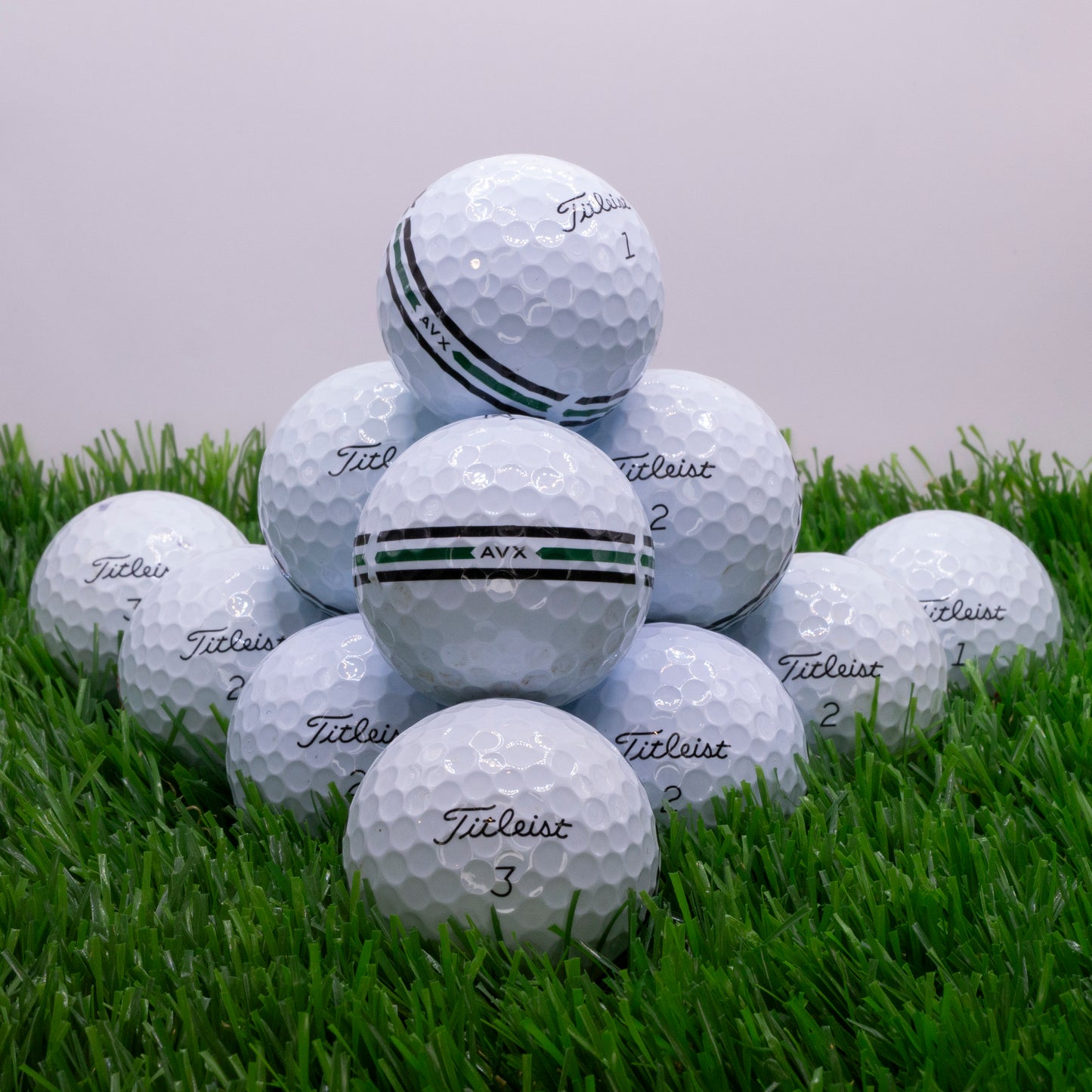 Titleist AVX Used Golf Balls | A & B Grades | All Variants