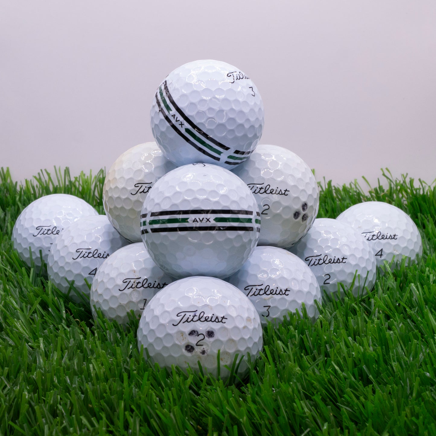 Titleist AVX Used Golf Balls | A & B Grades | All Variants