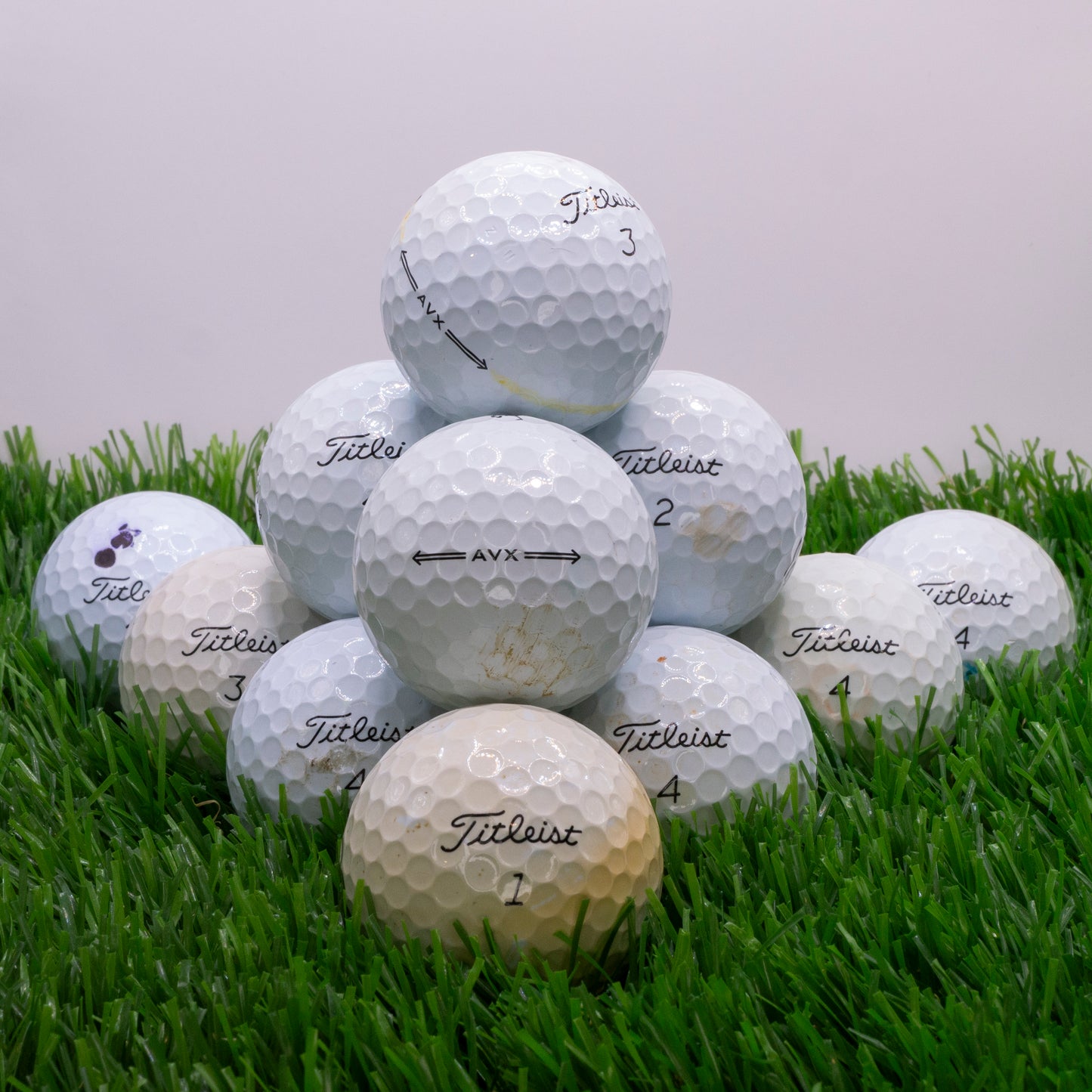 Titleist AVX Used Golf Balls | A & B Grades | All Variants