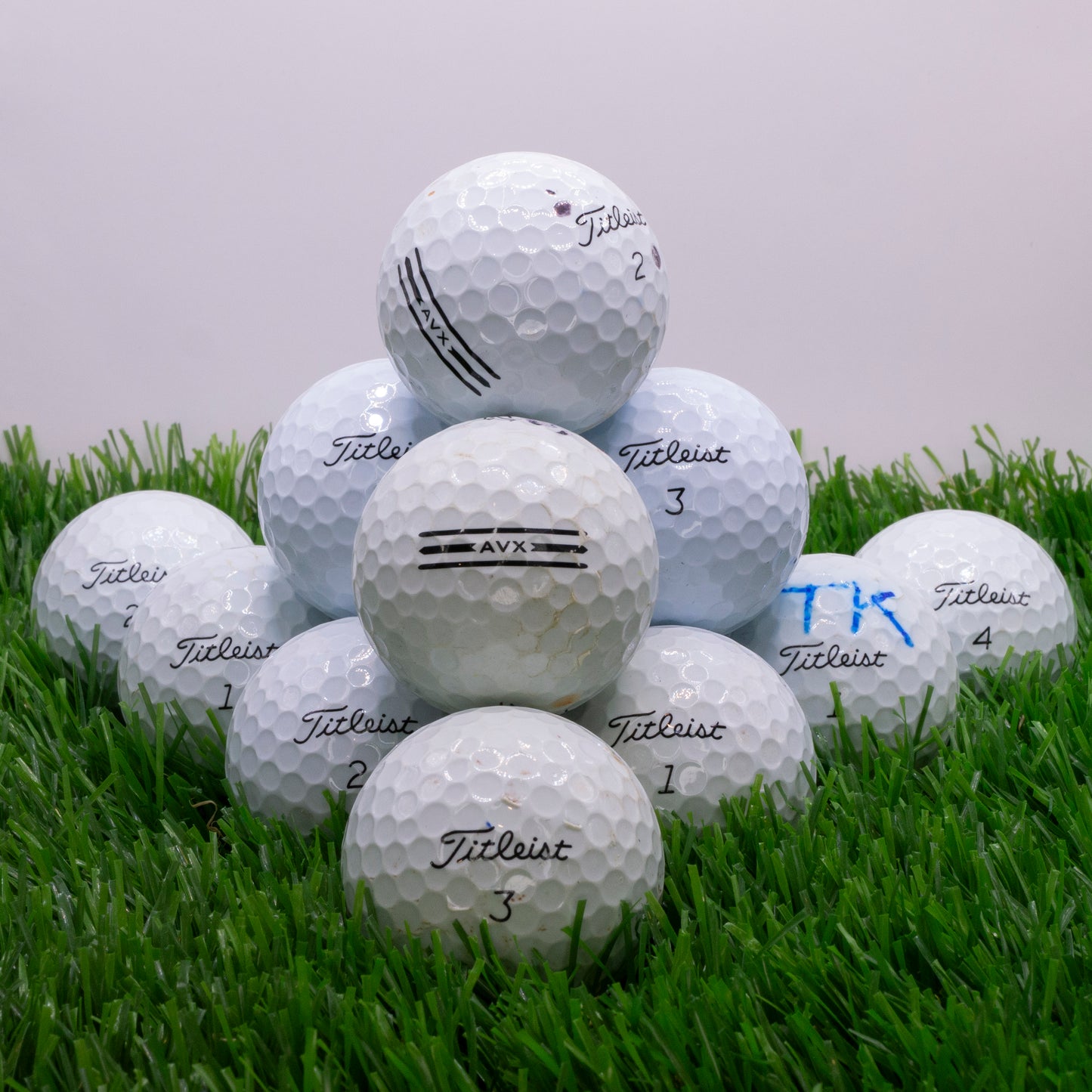 Titleist AVX Used Golf Balls | A & B Grades | All Variants
