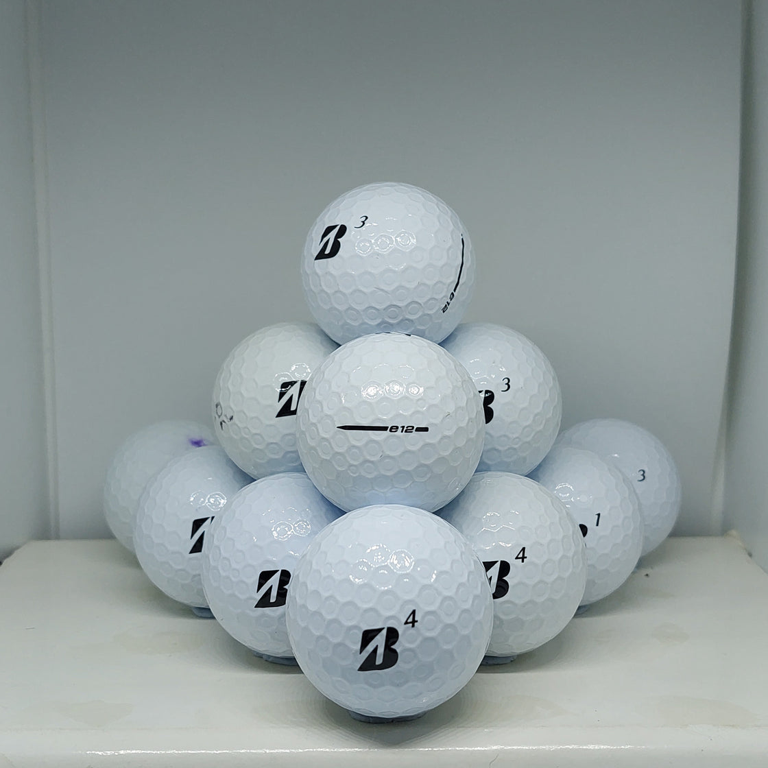 Bridgestone E12 White 12 A Grade Balls Grade