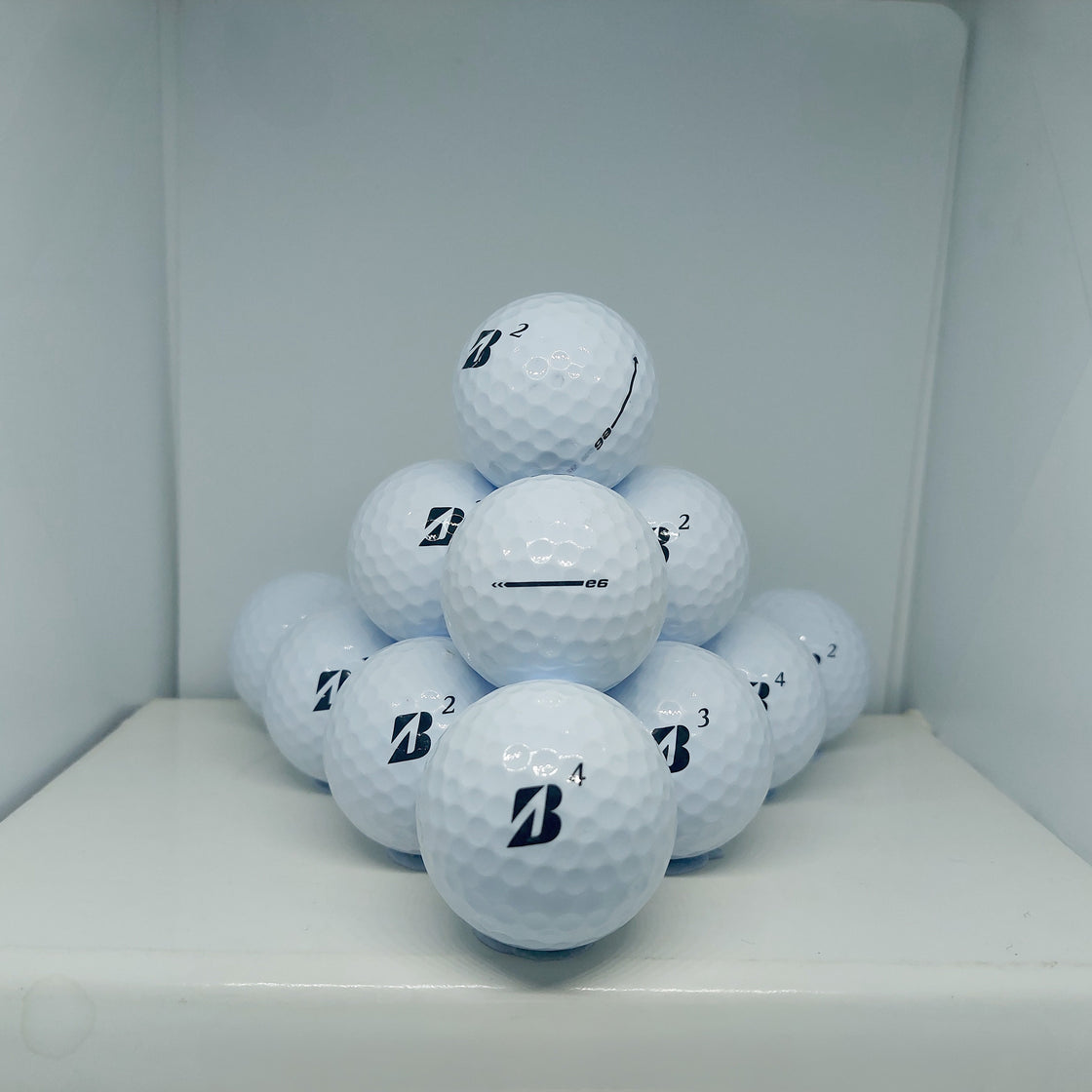 Bridgestone E6 White 12 A Grade Balls Grade