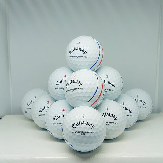 Callaway Chrome Soft X LS White Triple Track 12 A Grade Balls Grade