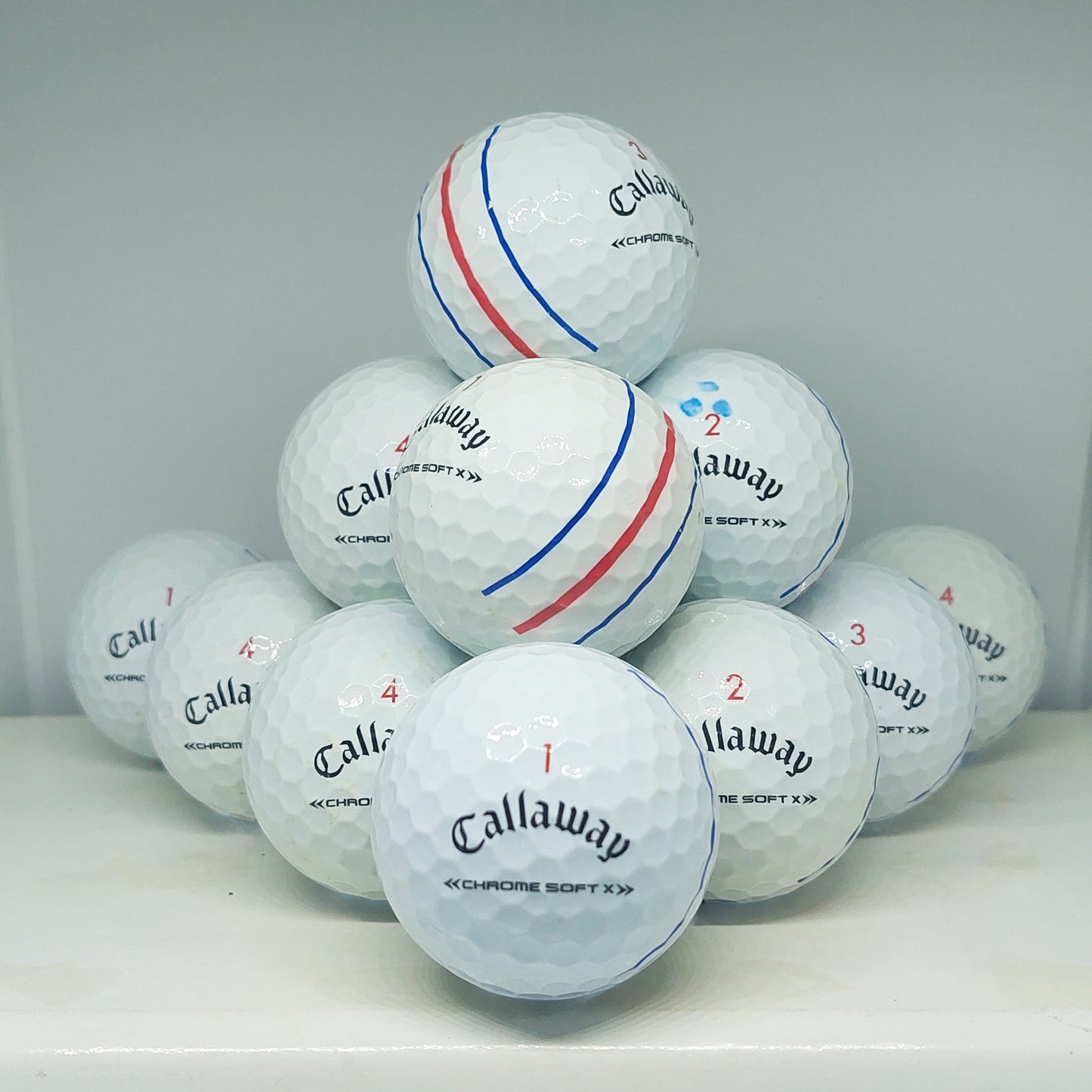 Callaway Chrome Soft X LS White Triple Track