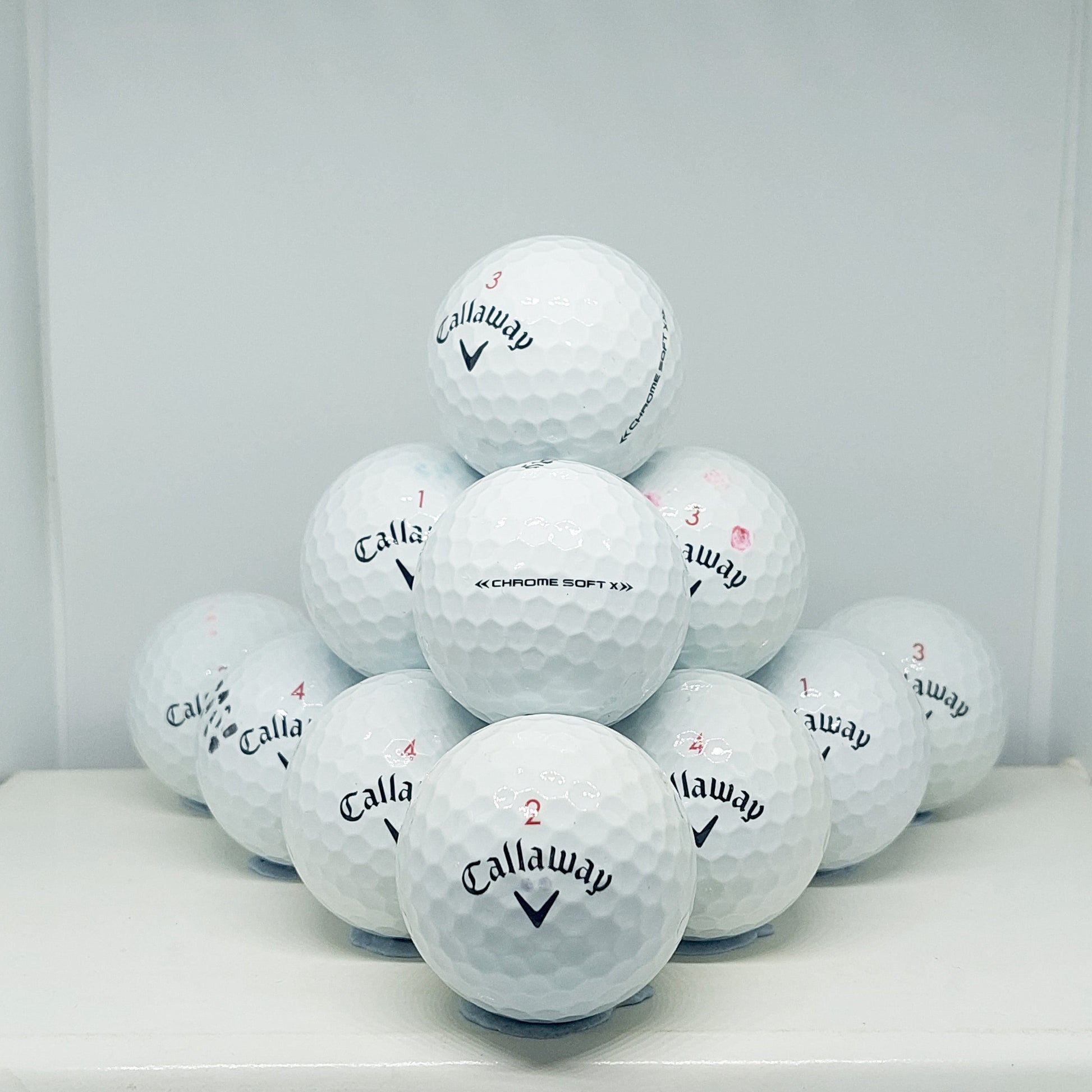 Callaway Chrome Soft X White 12 A Grade Balls Grade