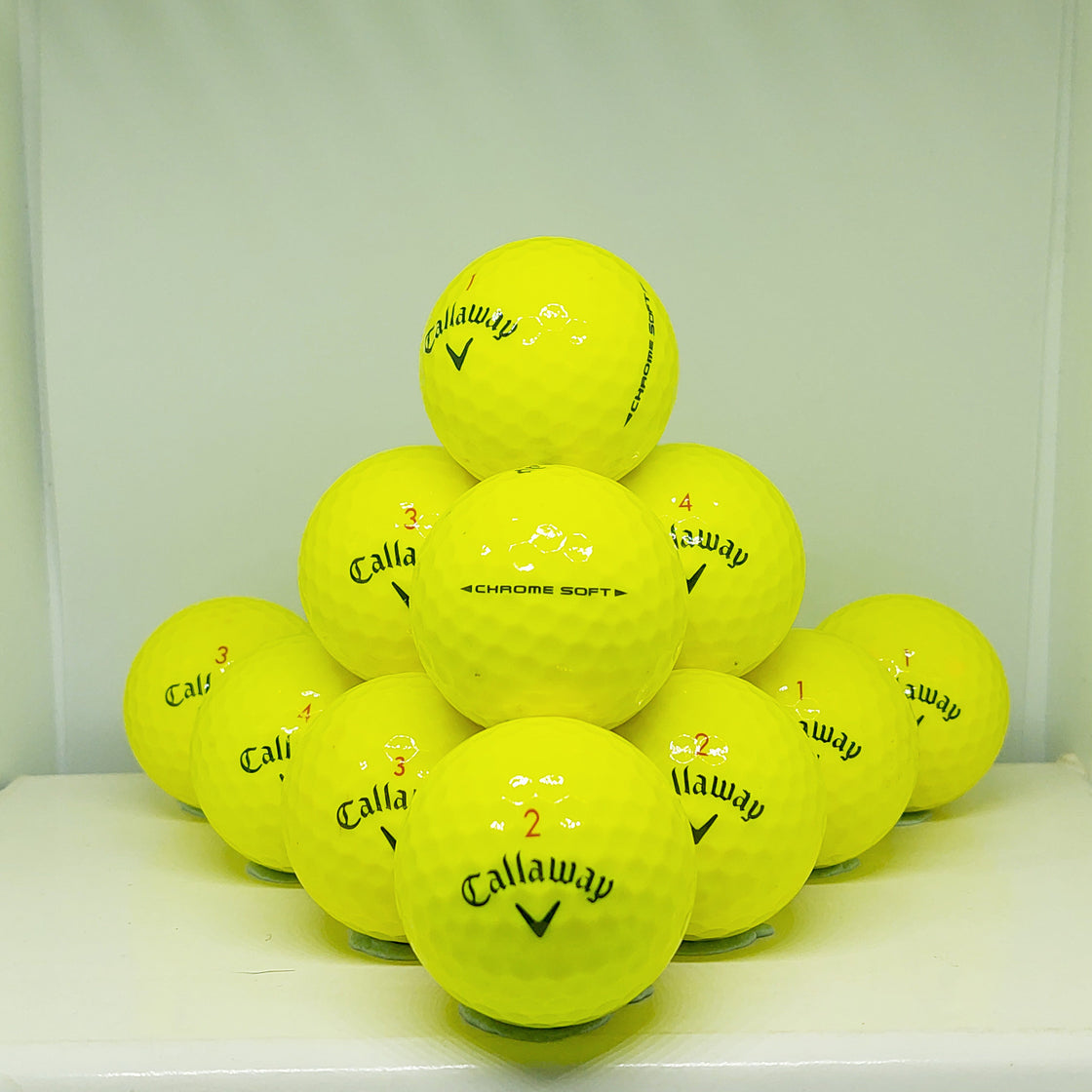 Callaway Chrome Soft Fluro 12 A Grade Balls Grade