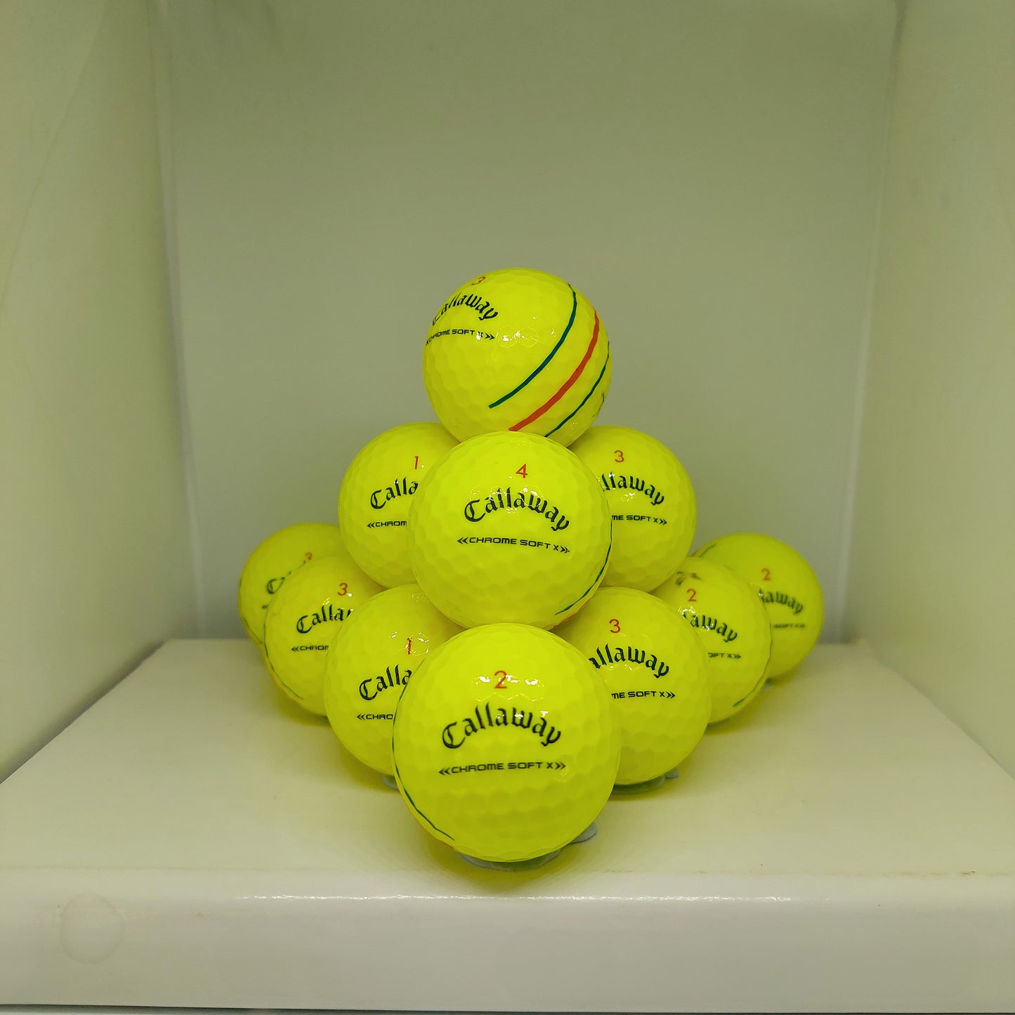 Callaway Chrome Soft Fluro Triple Track