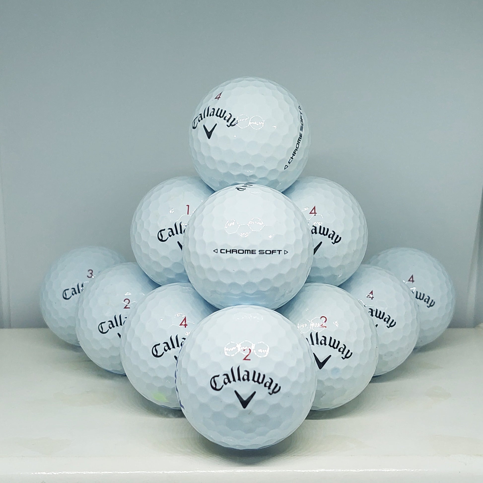 Callaway Chrome Soft White 12 A Grade Balls Grade