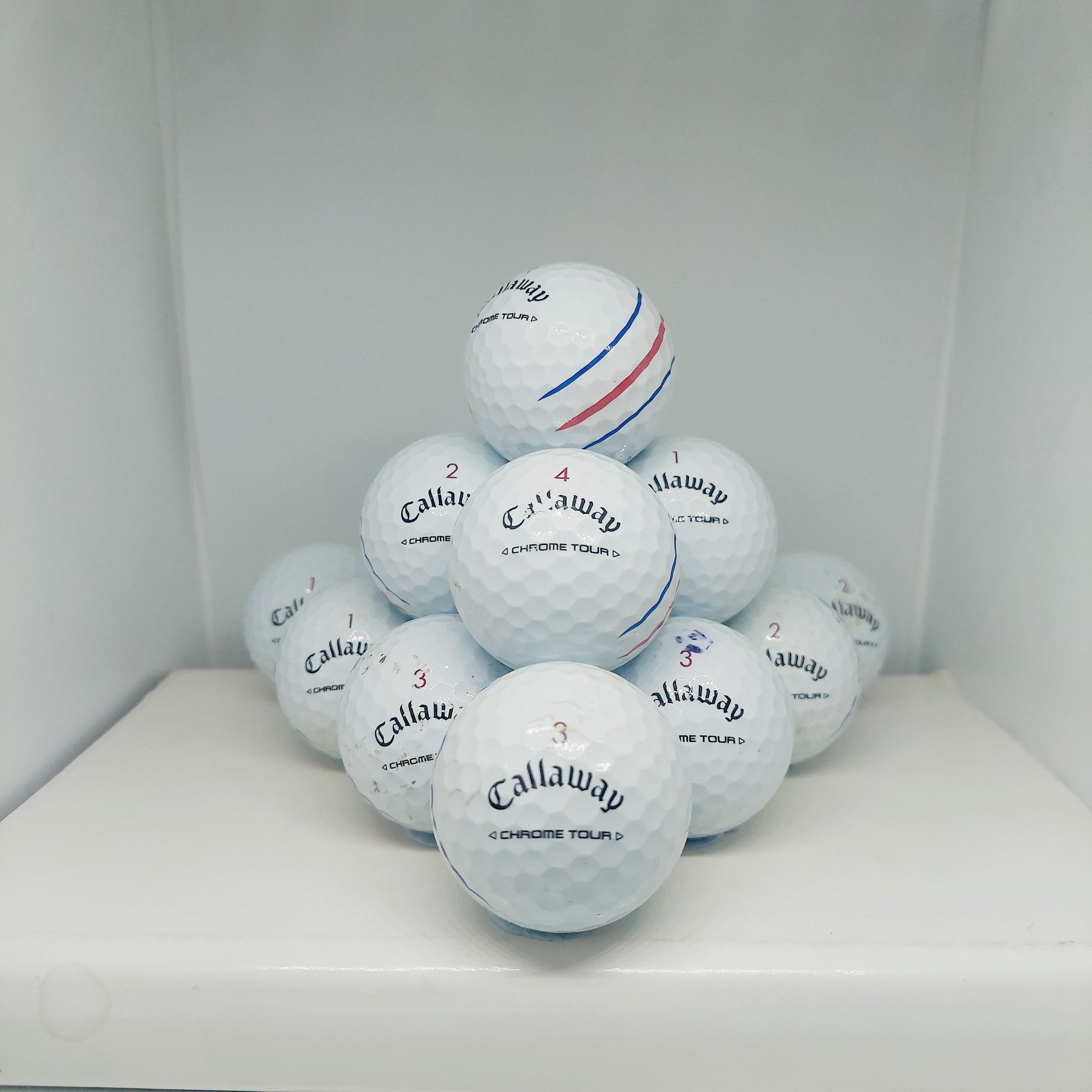 Callaway Chrome Tour White Triple Track 12 A Grade Balls Grade