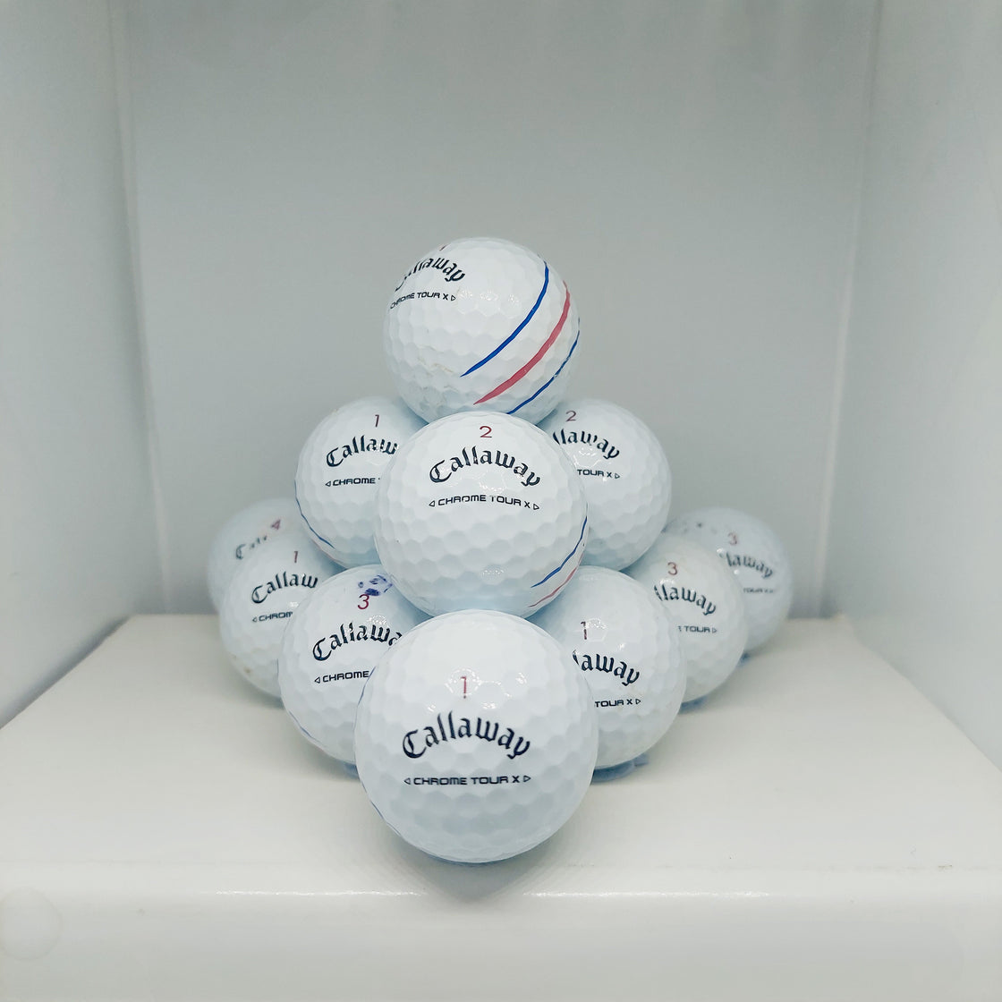 Callaway Chrome Tour X White Triple Track 12 A Grade Balls Grade