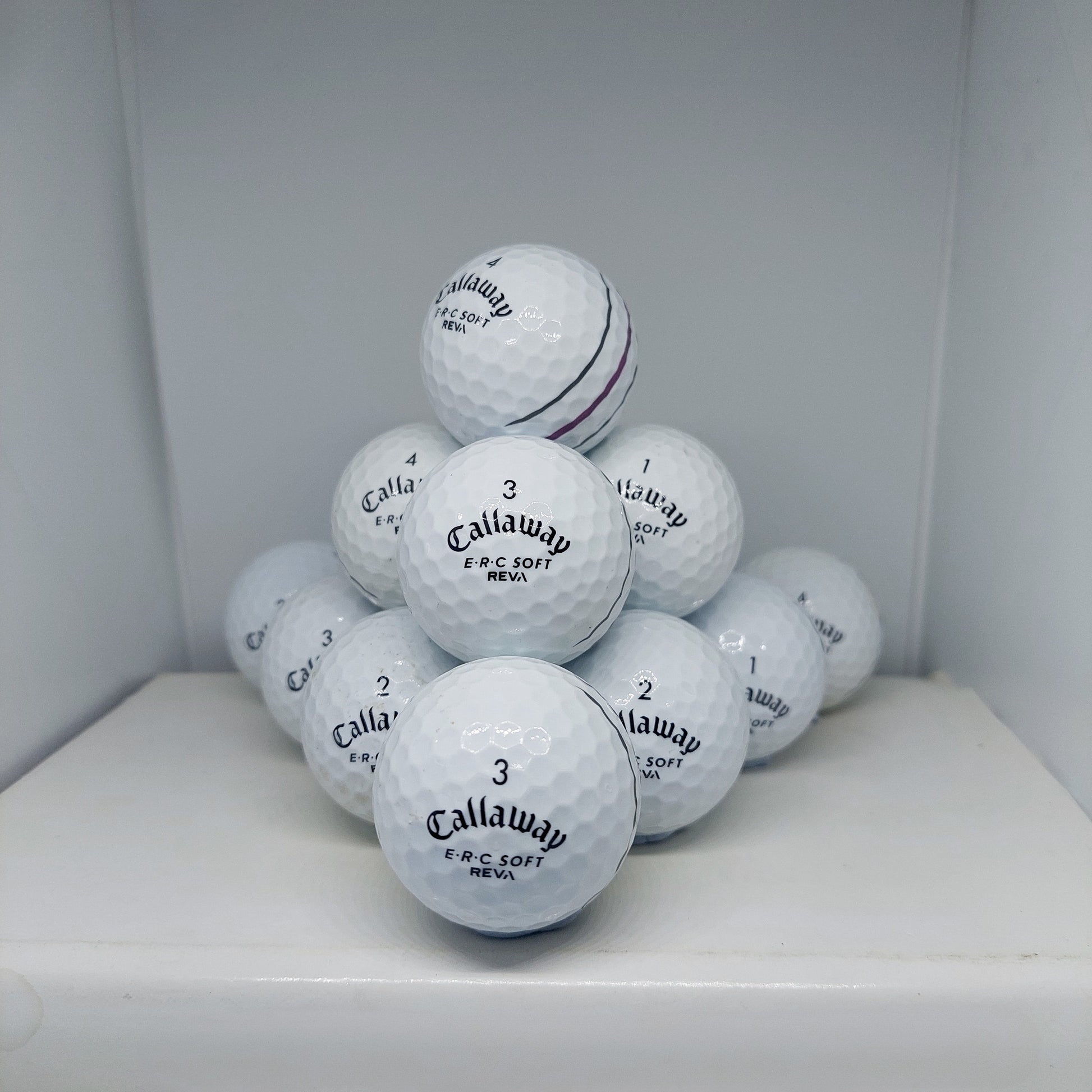 Callaway ERC Soft REVA White Triple Track 12 A Grade Balls Grade