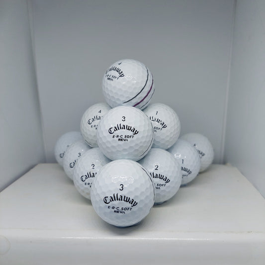 Callaway ERC Soft REVA White Triple Track 12 A Grade Balls Grade