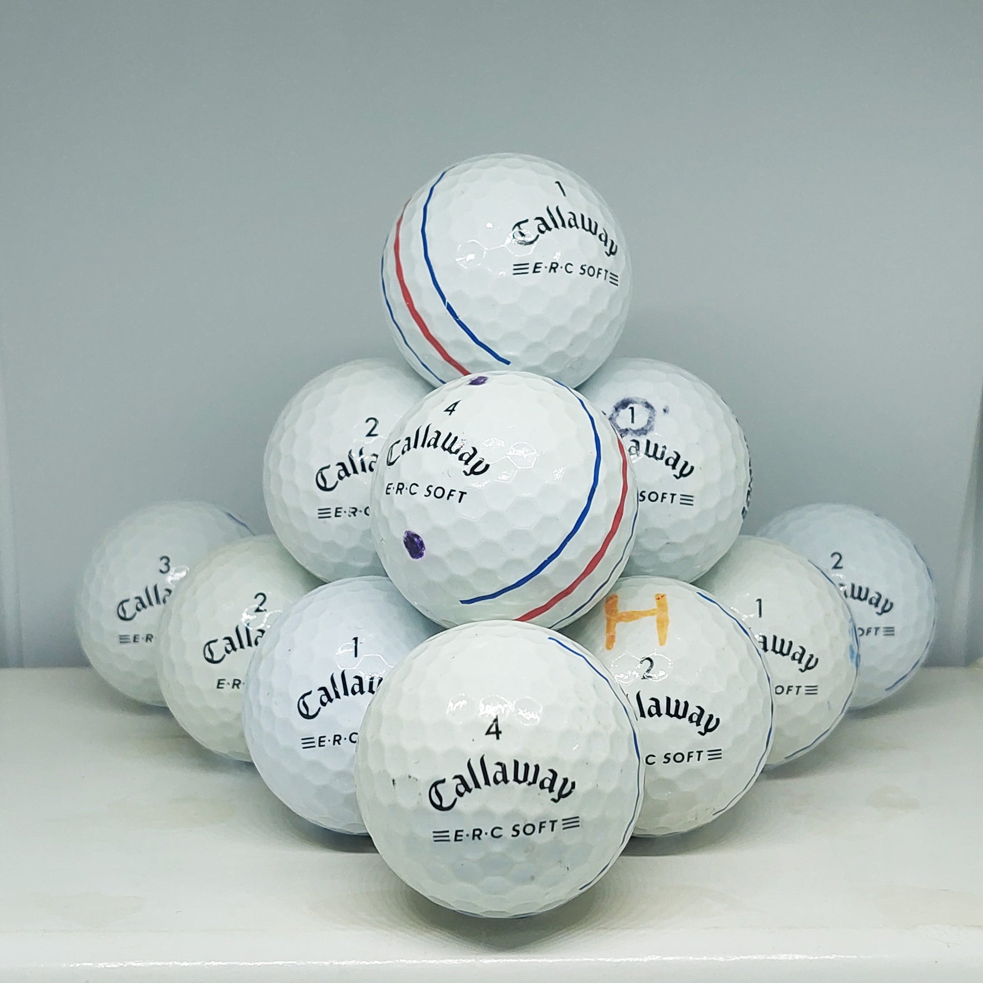 Callaway ERC Soft White Triple Track 12 A Grade Balls Grade