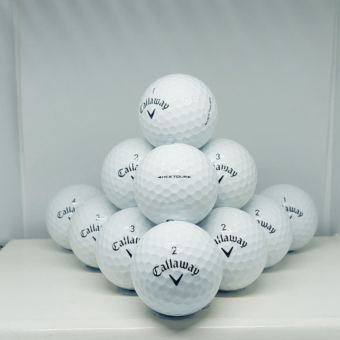 Callaway Hex Tour White 12 A Grade Balls Grade