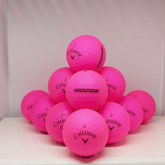 Callaway Supersoft Pink Matte 12 A Grade Balls Grade