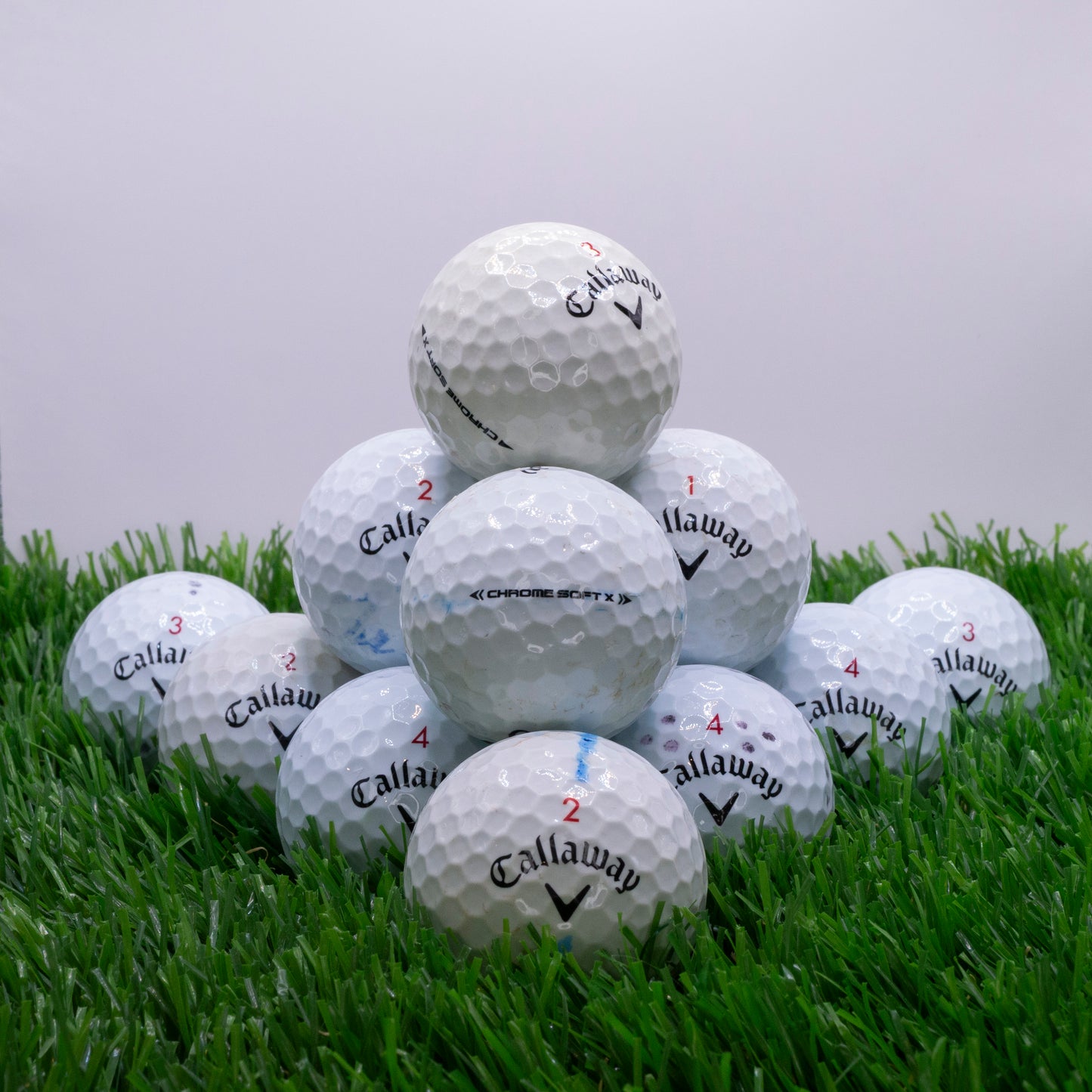 Callaway Chrome Soft X Used Golf Balls | A & B Grades | All Variants