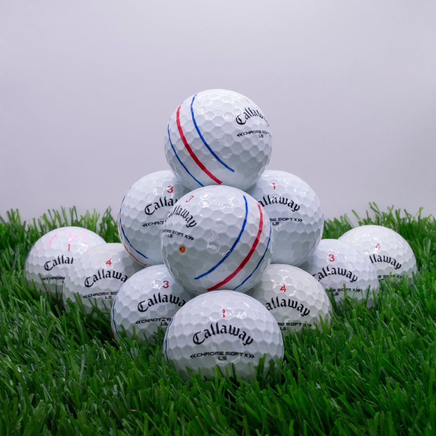 Callaway Chrome Soft X LS Used Golf Balls | A & B Grades | All Variants