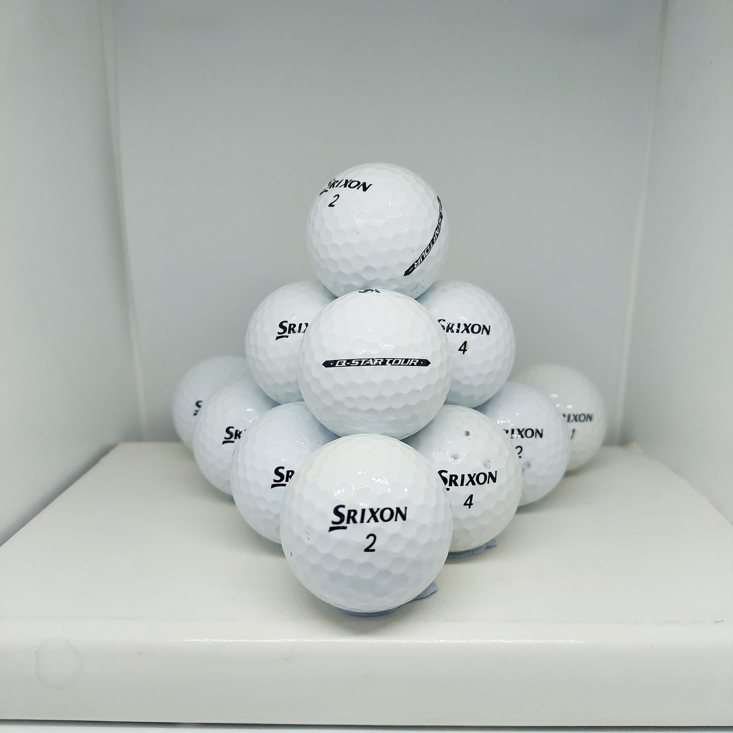 Srixon Q-Star Tour White 12 A Grade Balls Grade