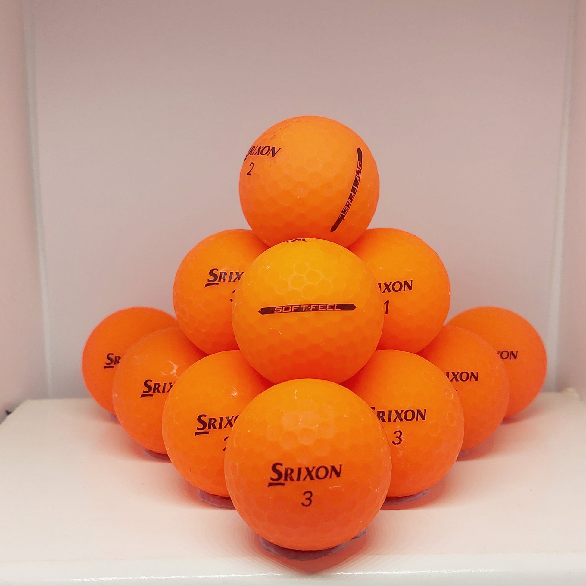 Srixon Softfeel Orange Matte 12 A Grade Balls Grade