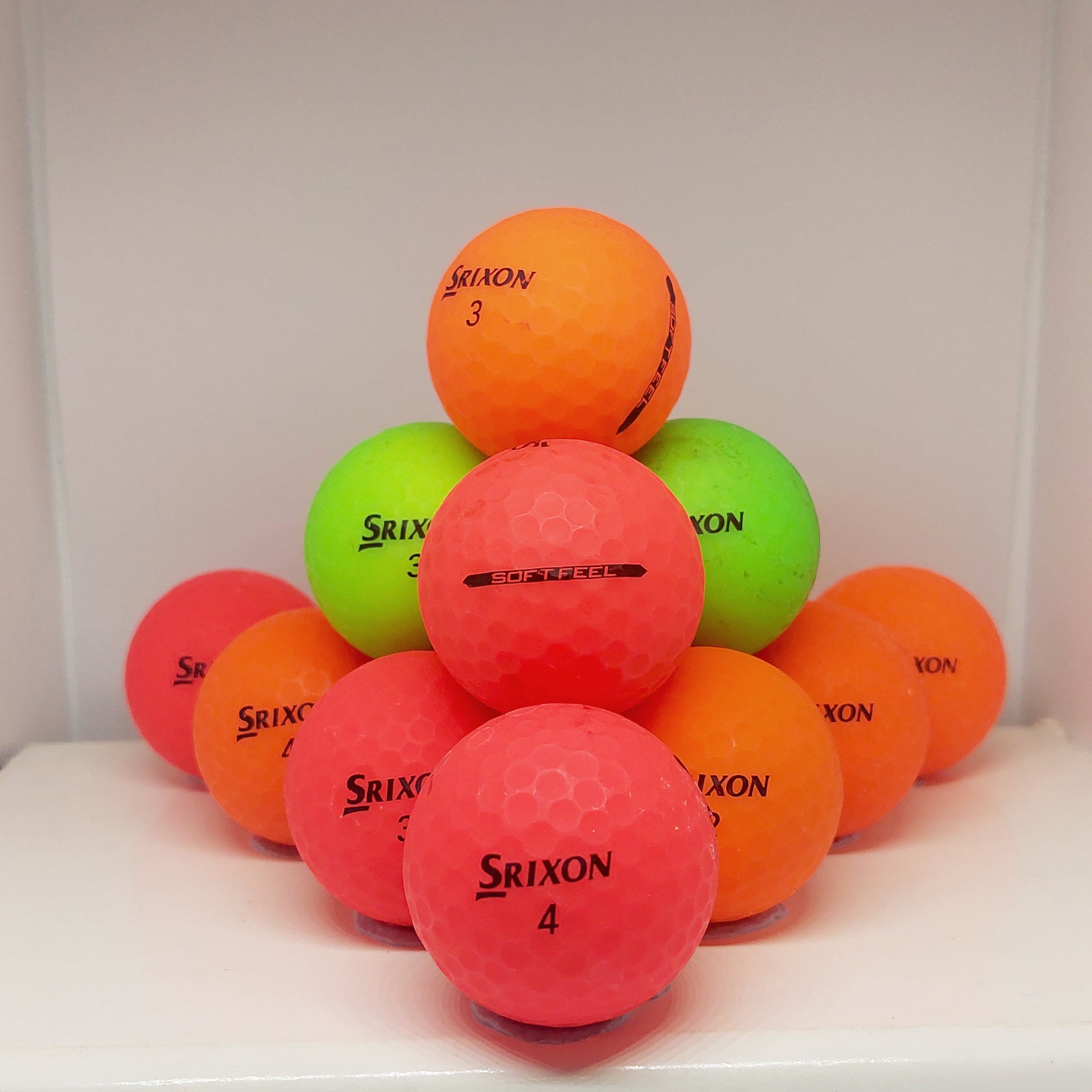 Srixon Soft Feel Various Matte 12 B/Practice Grade Balls Grade