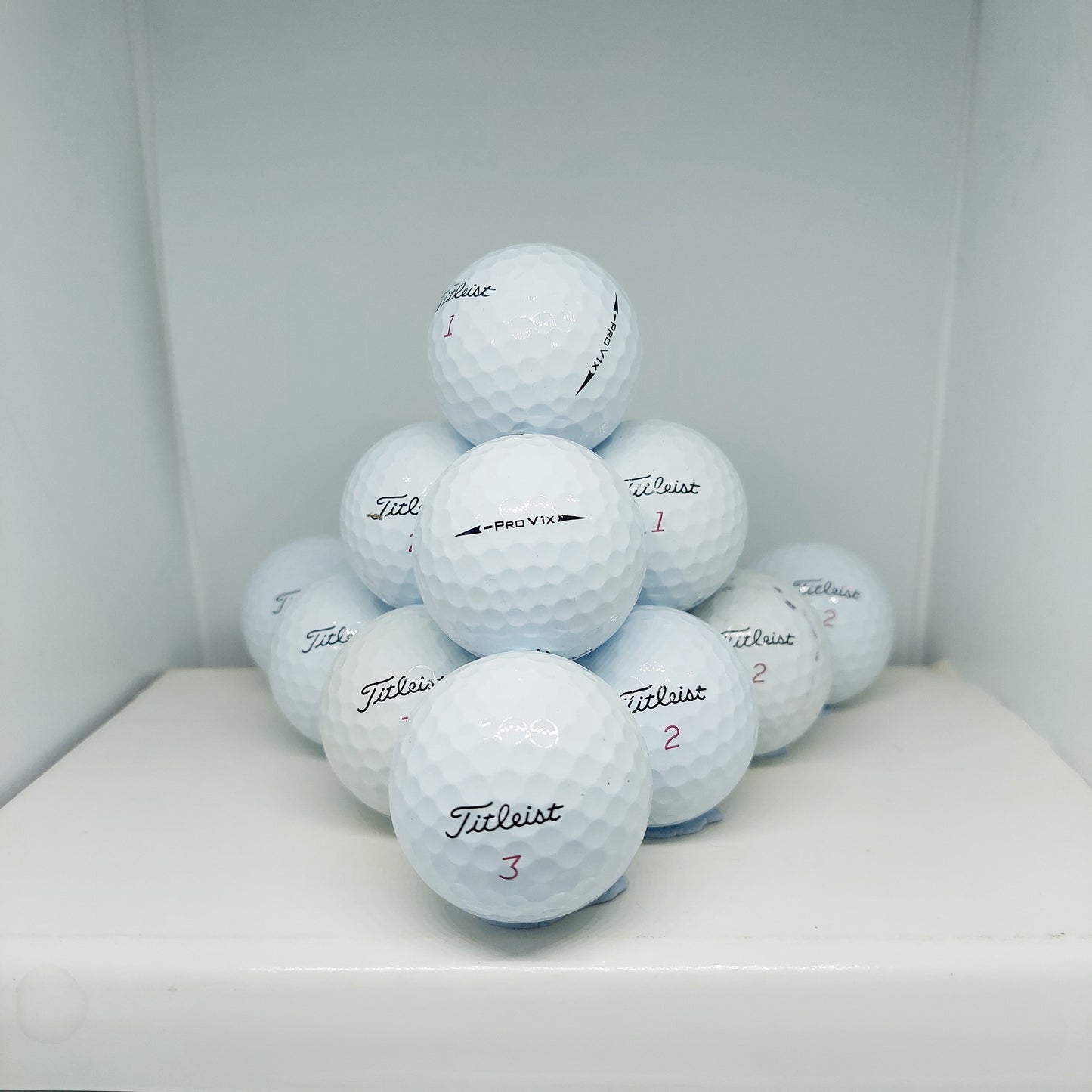 Titleist PV1X White Left Dash 12 A Grade Balls Grade