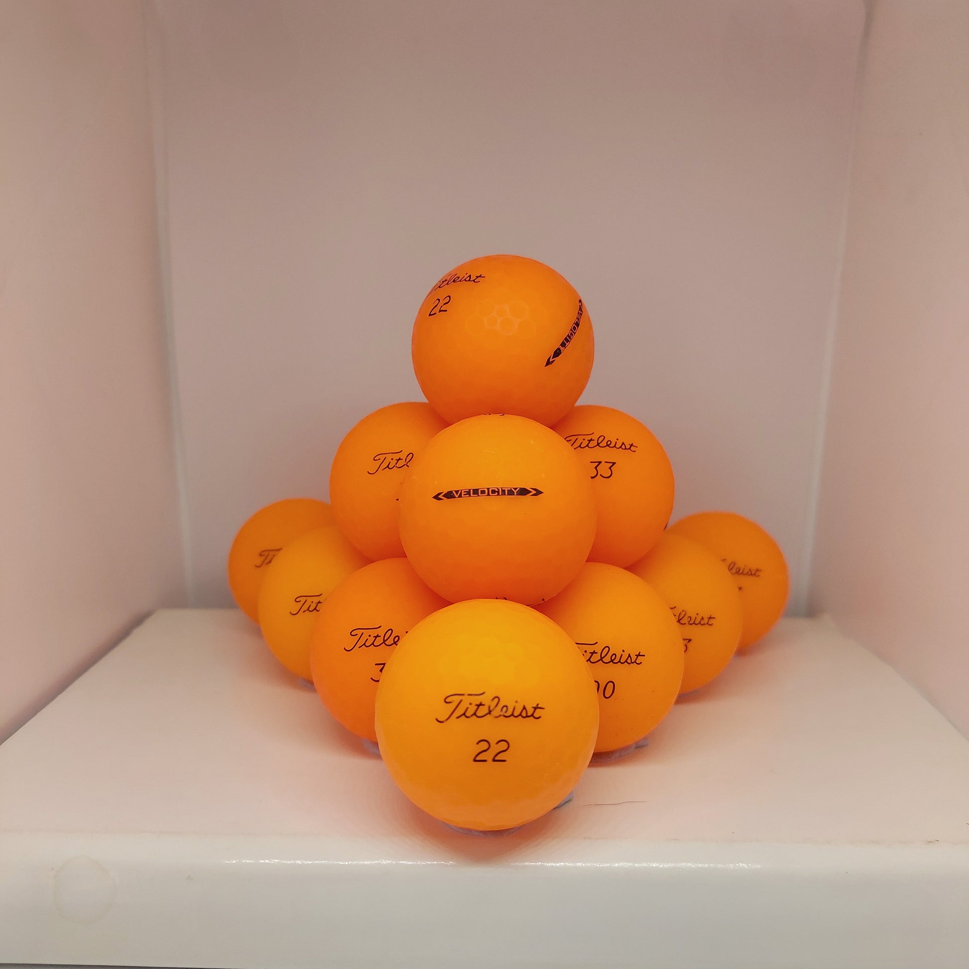 Titleist Velocity Orange Matte 12 A Grade Balls Grade