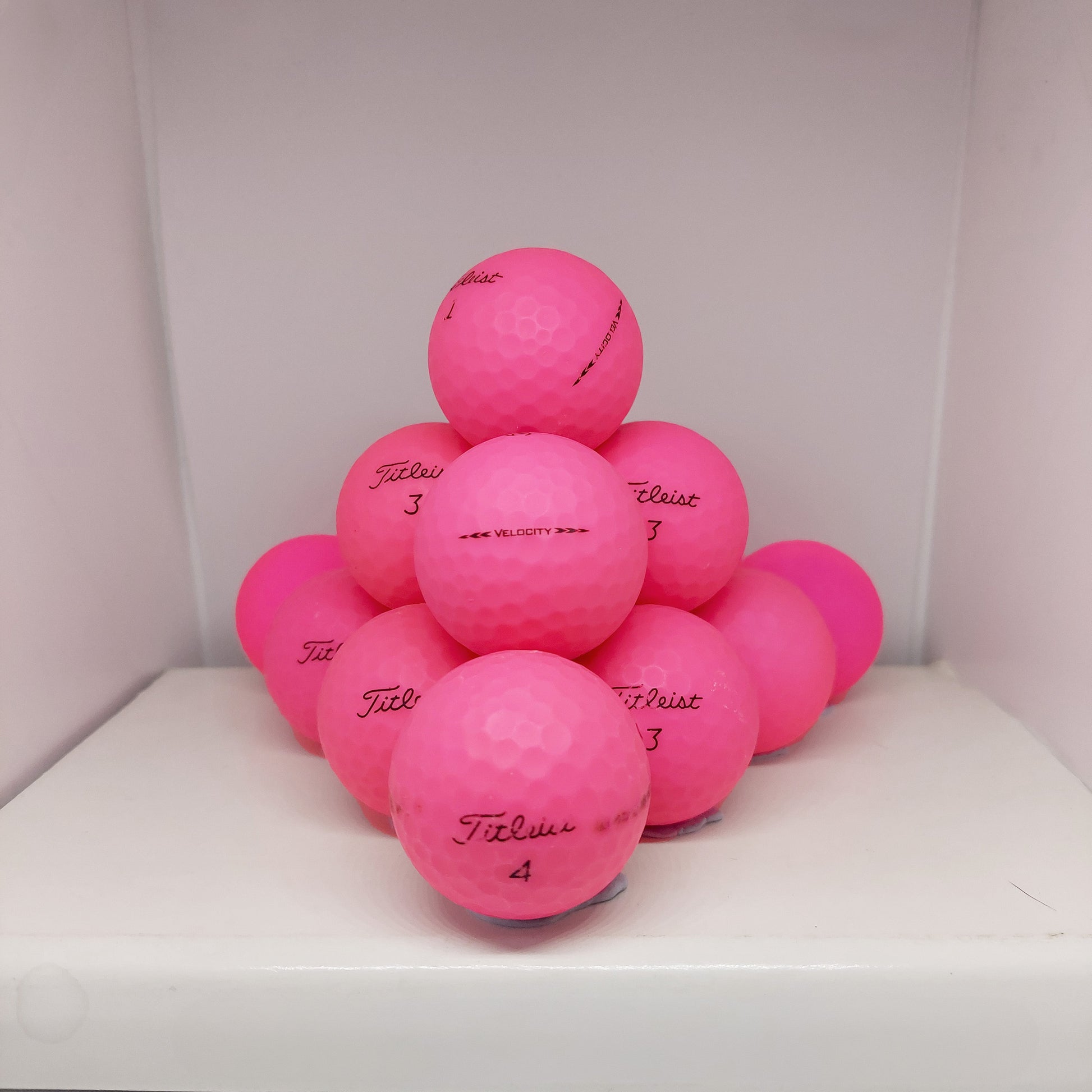 Titleist Velocity Pink Matte 12 A Grade Balls Grade